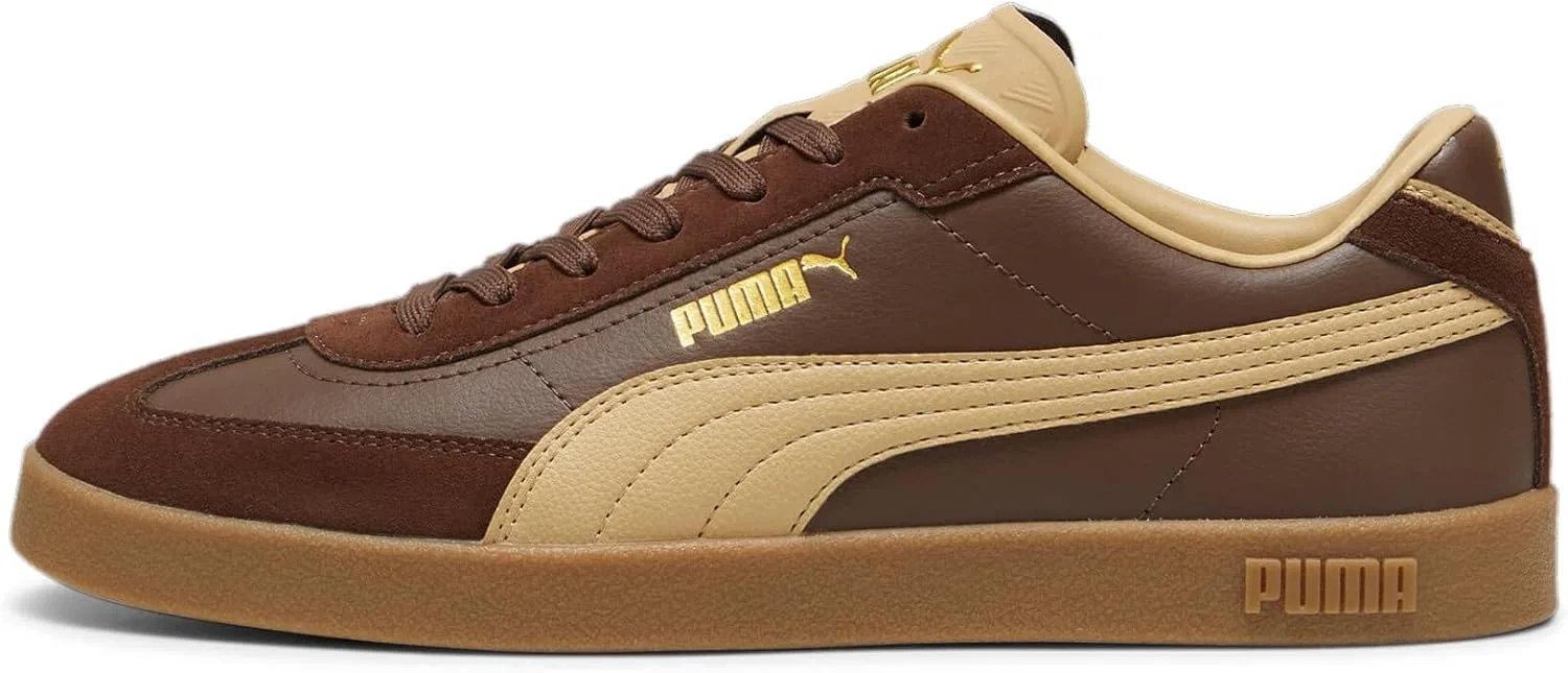 PUMA Унисекс кроссовки Puma Club II Era, Espresso Brown Sand Dune Puma Gold