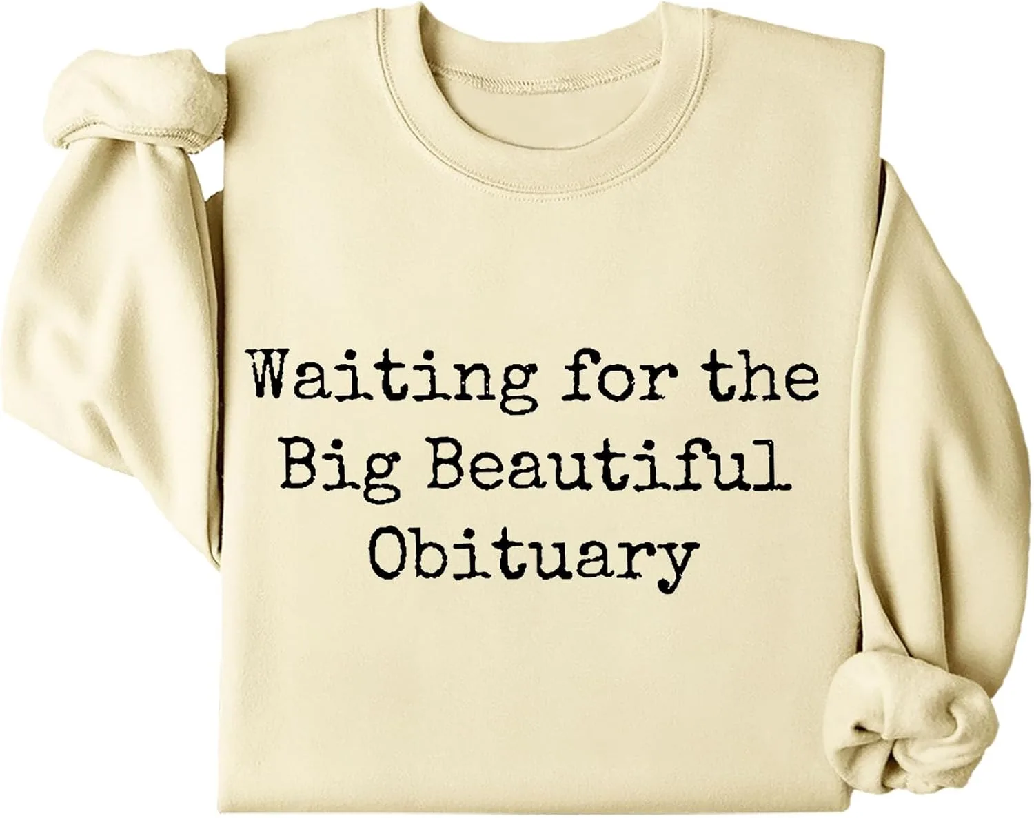 

Толстовка с принтом "Waiting For Big Beautiful Obituary" Batclock