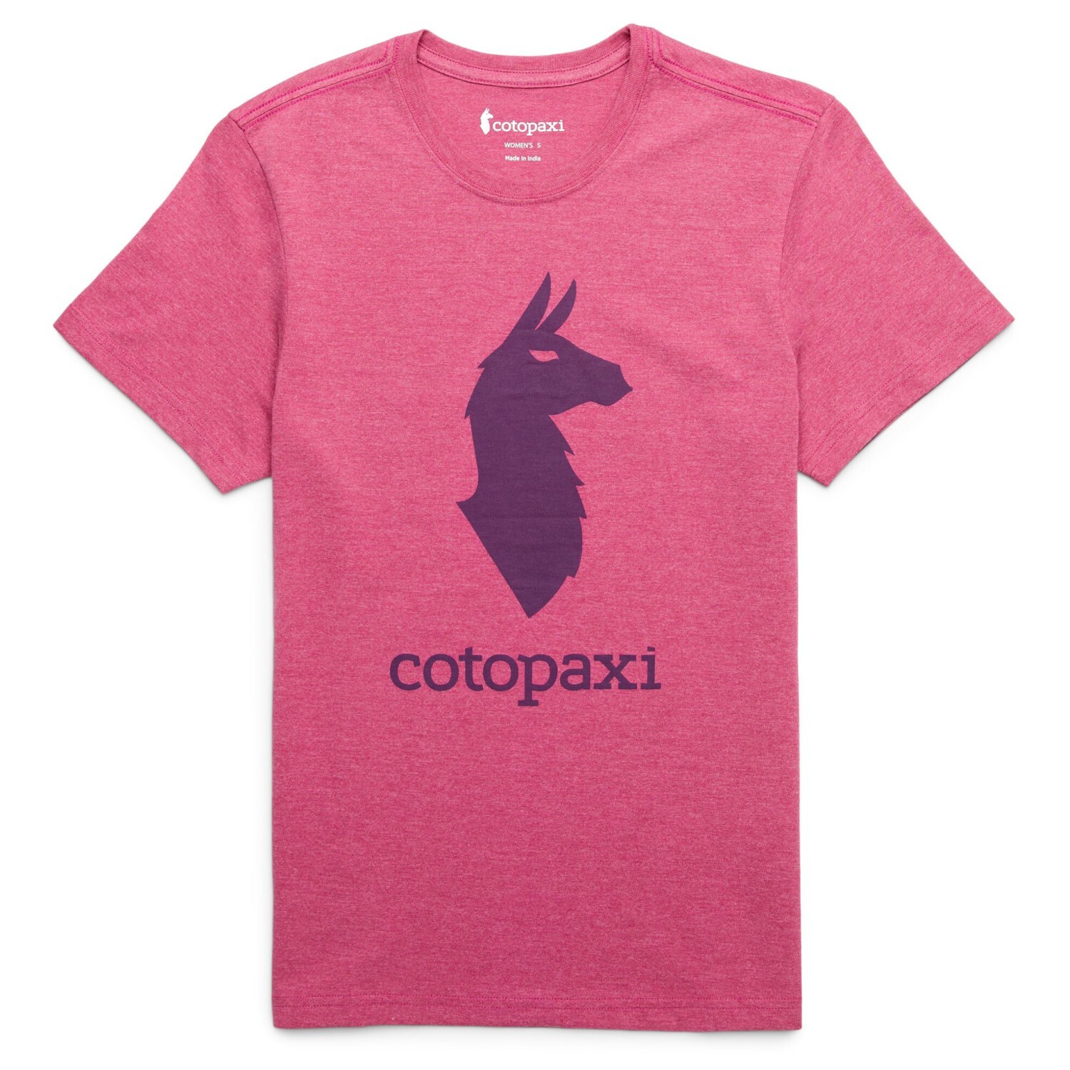 

Футболка Cotopaxi Cotopaxi Llama T-Shirt, цвет Sangria/Orchid Bloom