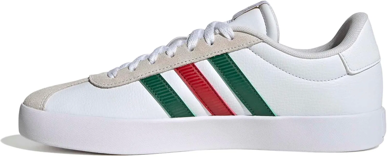 Кроссовки мужские adidas, цвет White/Dark Green/Power Red