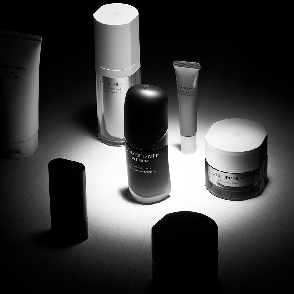 Сыворотка для мужчин Ultimate Power Infusion, концентрированная сыворотка против старения Shiseido, vyrams 50 мл — фото 3