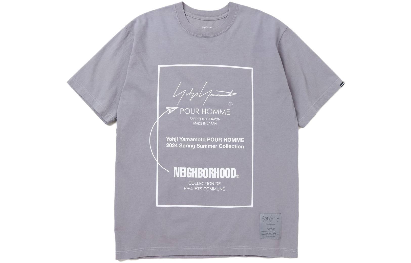 Хлопковая футболка с логотипом района X Yohji Yamamoto, черный — фото 4
