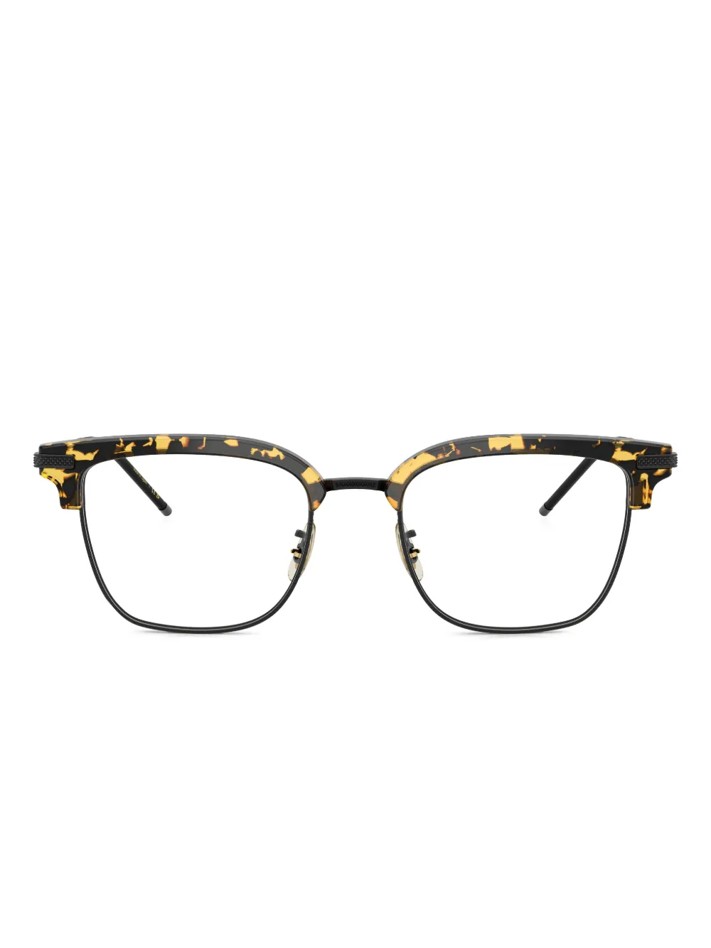 

Очки в квадратной оправе черепаховой расцветки Oliver Peoples, коричневый