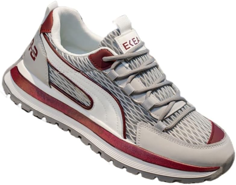 

Мужские летние кроссовки с сеткой, дышащие, для повседневной носки и спорта. Толстая подошва, прочные, легкие, с антискользящим эффектом. Подходят для занятий на улице, повседневного использования и тренировок в зале Clolinde, серый