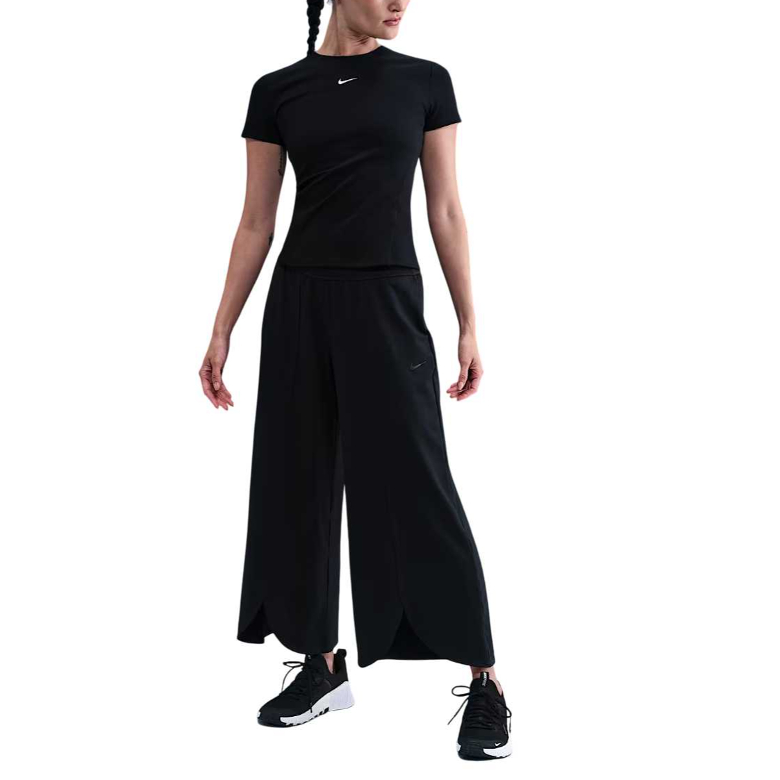 Женские повседневные брюки dri fit Nike, черный — фото 4