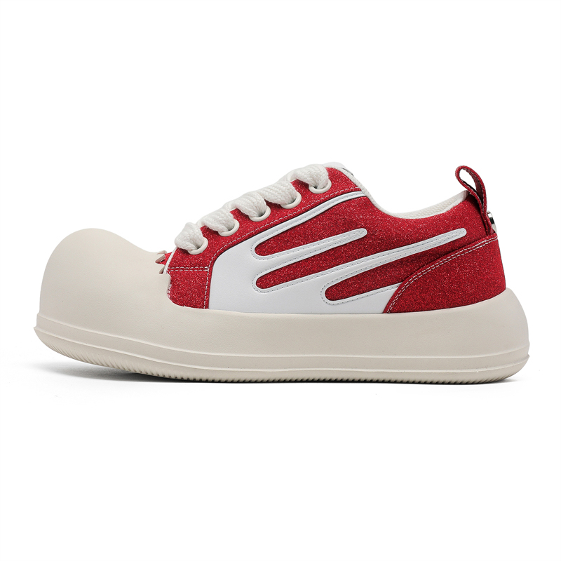 

PAVEA Низкие кеды из холста унисекс красные, цвет Red