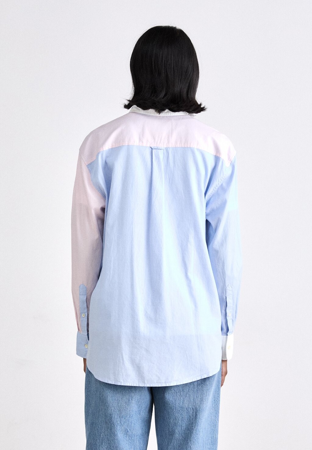 

Блузка на пуговицах PATCHWORK GANT, синий
