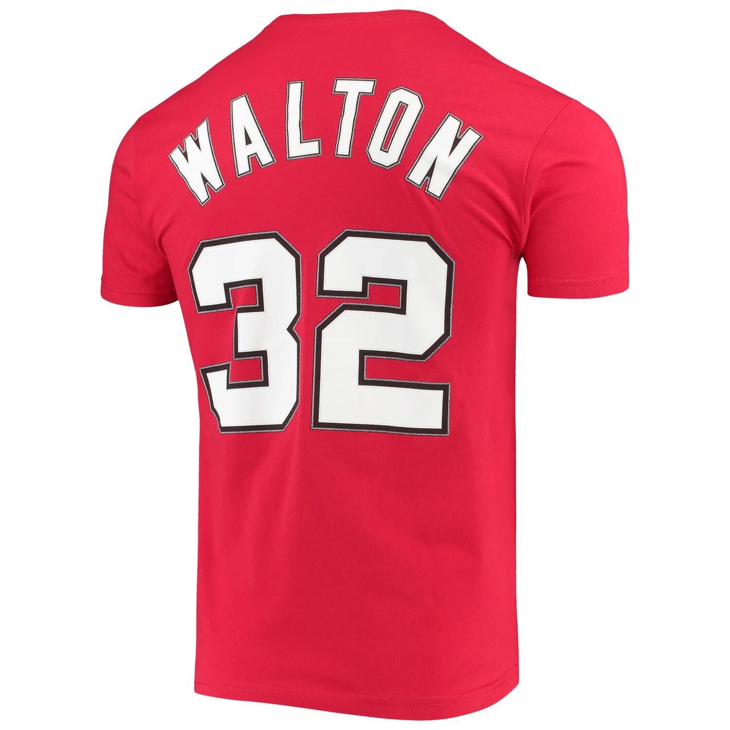 

Мужская футболка Mitchell & Ness Bill Walton Red Portland Trail Blazers Hardwood Classics с именем и номером игрока