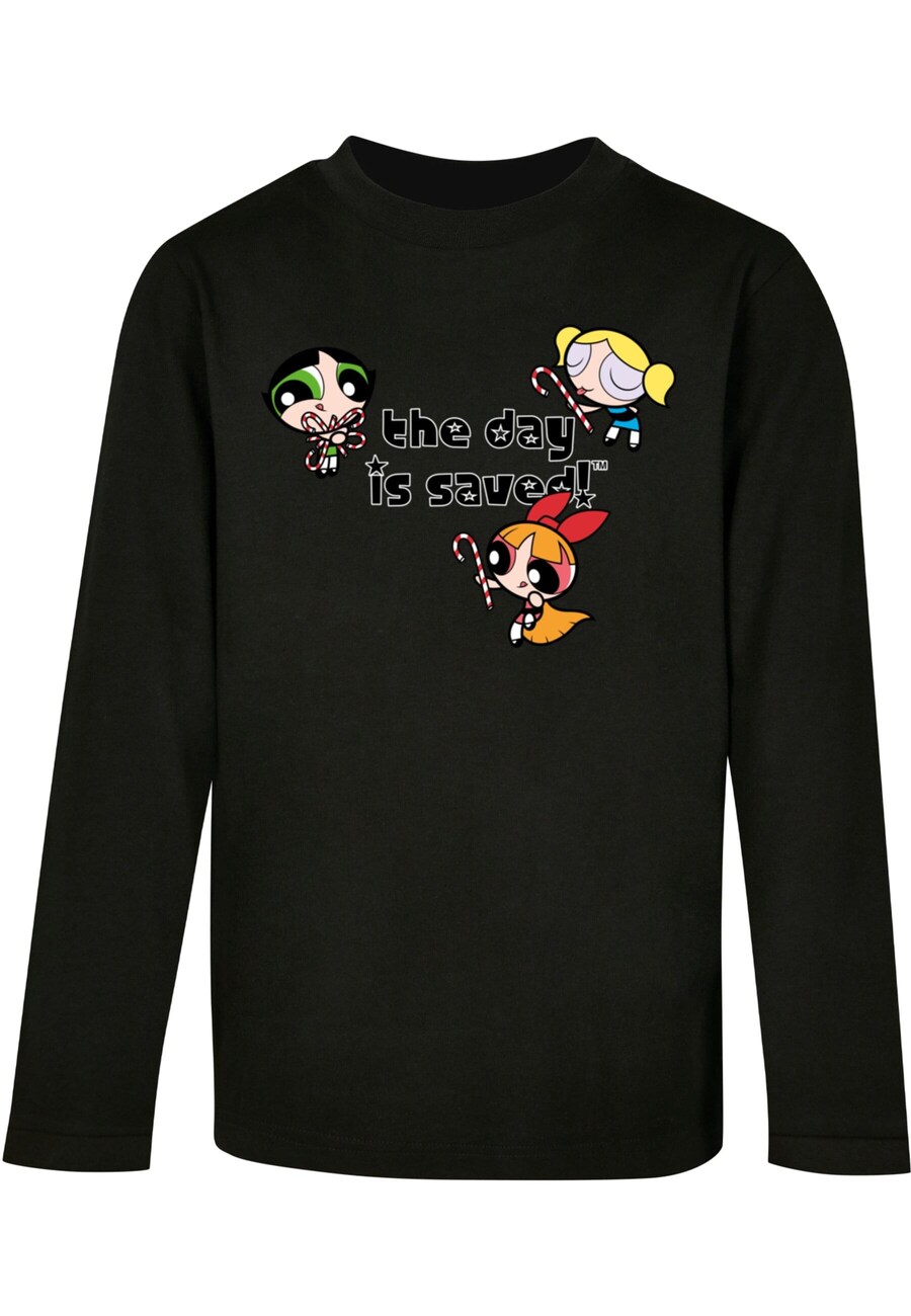 

Лонгслив ABSOLUTE CULT Shirt The Powerpuff Girls - The Day Is Saved, черный