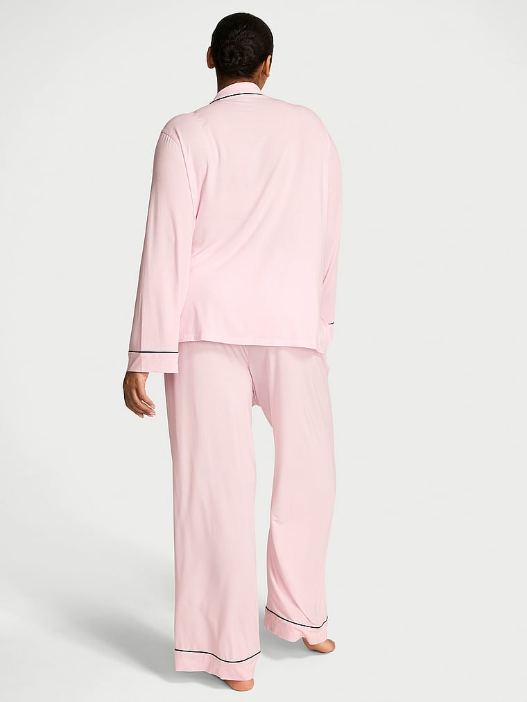 Мягкий длинный пижамный комплект из модала Victoria'S Secret, modal soft angel pink — фото 2