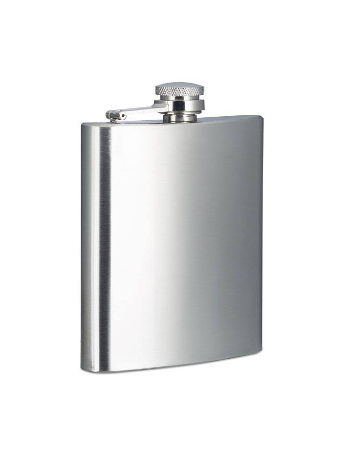 

Relaxdays Набор из двух фляг серебристого цвета