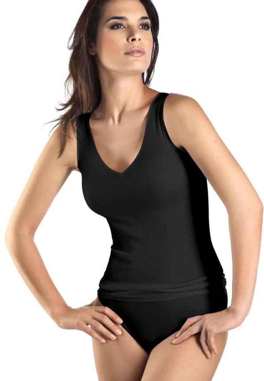 

Базовый слой COTTON SEAMLESS Hanro, черный