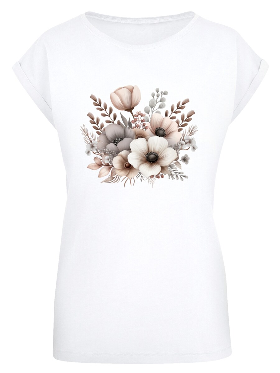 

Рубашка F4NT4STIC Blumenstrauß Boho, белый