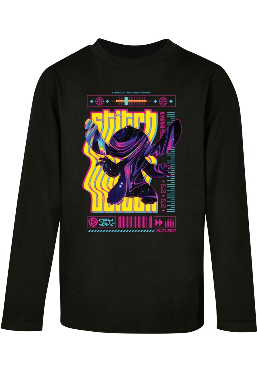 

Лонгслив ABSOLUTE CULT Shirt Lilo and Stitch - Techno Stitch, черный