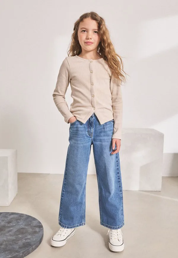 Широкие мешковатые джинсы Next, Mid Denim Blue — фото 3