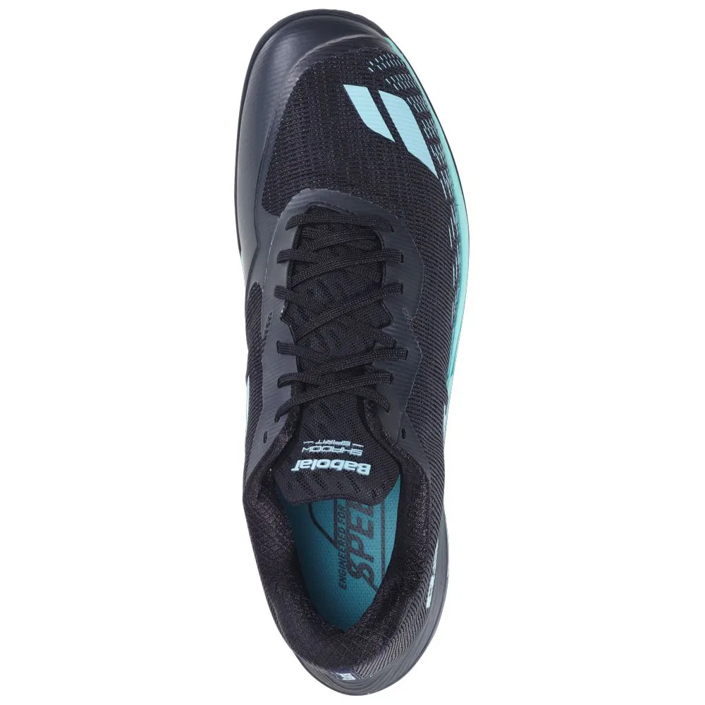 Мужские кроссовки для бадминтона «Shadow Spirit 2» от Babolat, Black-Cyan (2052) — фото 3
