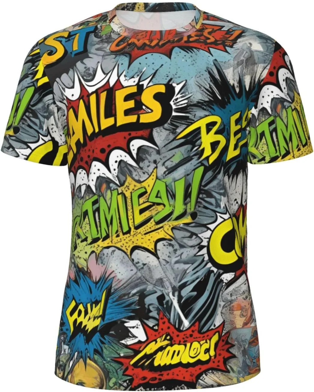 

Футболка мужская Comic Art Print, легкая, для спортзала YANYU