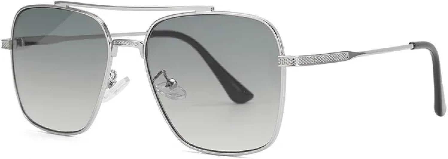 

Качественные солнцезащитные очки для мужчин, защита от УФ-излучения UV400, стильные солнцезащитные очки для вождения, женские солнцезащитные очки VVTWSSW, Silver Green Gray