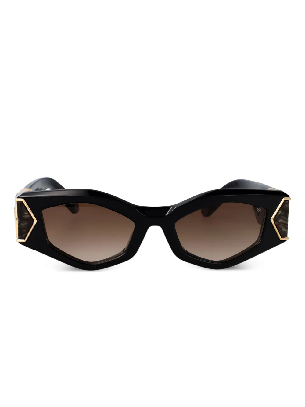 

Солнцезащитные очки в оправе 'кошачий глаз' Philipp Plein Eyewear, черный