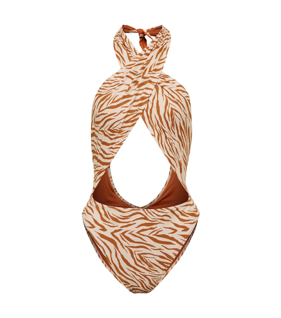 

Купальник Italian Stallion с принтом зебры Reina Olga, Beige Zebra