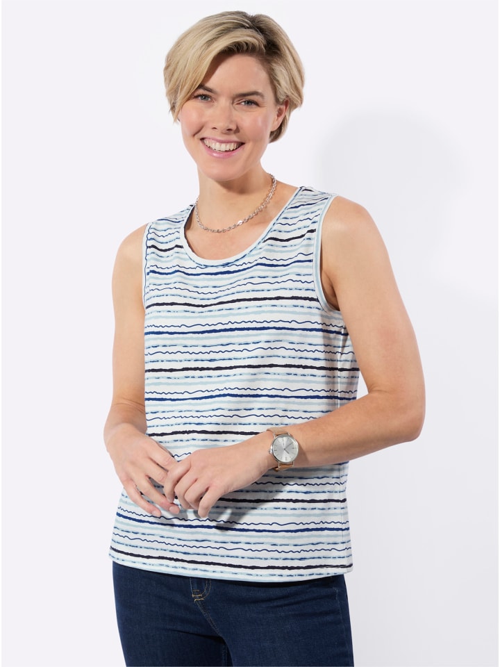 

WITT WEIDEN Футболка с принтом белого и темно-синего цвета