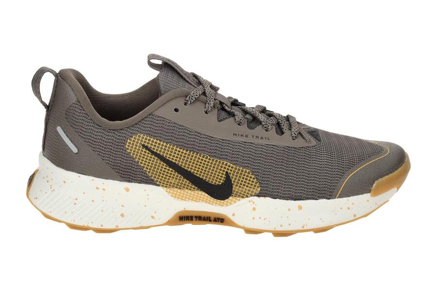 Кроссовки для бега NIKE Juniper Trail 3 серо-золотистого цвета FQ0902 — фото 2