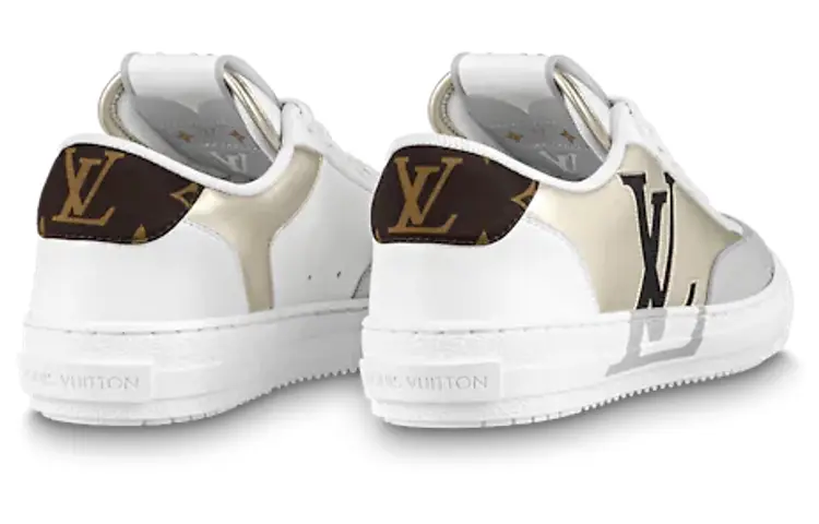 Кроссовки женские Louis Vuitton Charlie, белый / золотой — фото 4