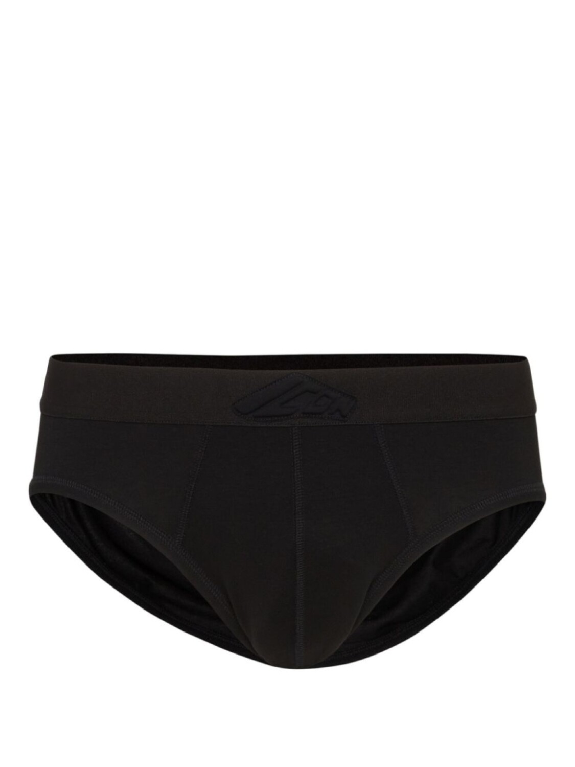

DSQUARED2 трусы-брифы Icon с нашивкой-логотипом, черный