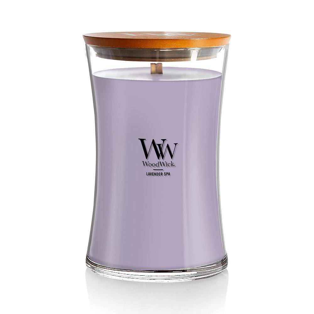 

Свеча Woodwick Lavender Spa среднего размера «Песочные часы» WoodWick, цвет Lavender