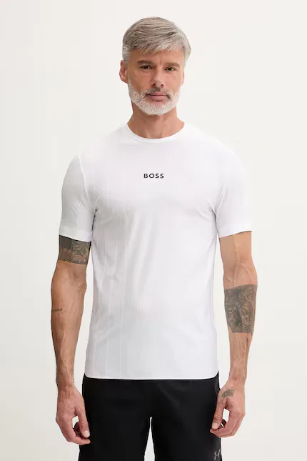 Футболка классическая T-shirt BOSS Green, белый