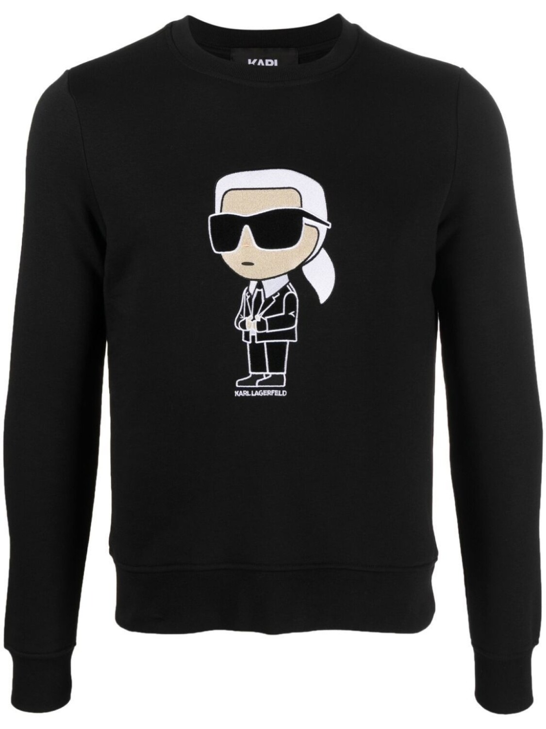 

Karl Lagerfeld толстовка Ikonik 2.0 с круглым вырезом, черный