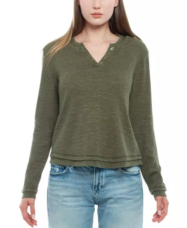 

Футболка-Поло с имитацией реглана Wilt Clothing, зеленый