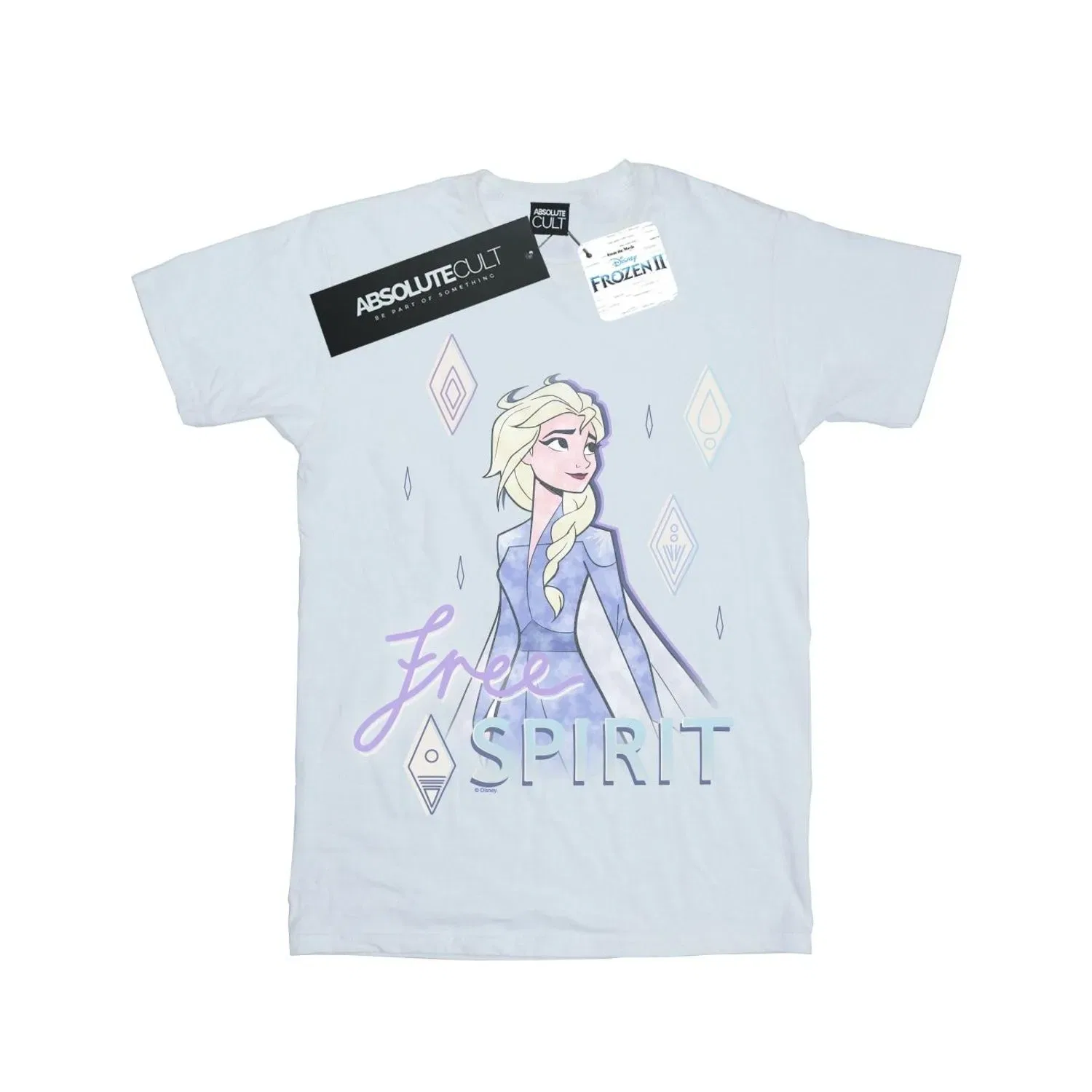 Футболка с принтом Elsa Free Spirit Disney, белый