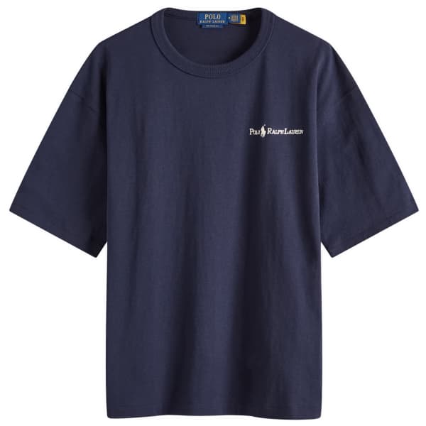 

Футболка с логотипом на груди Polo Ralph Lauren, синий