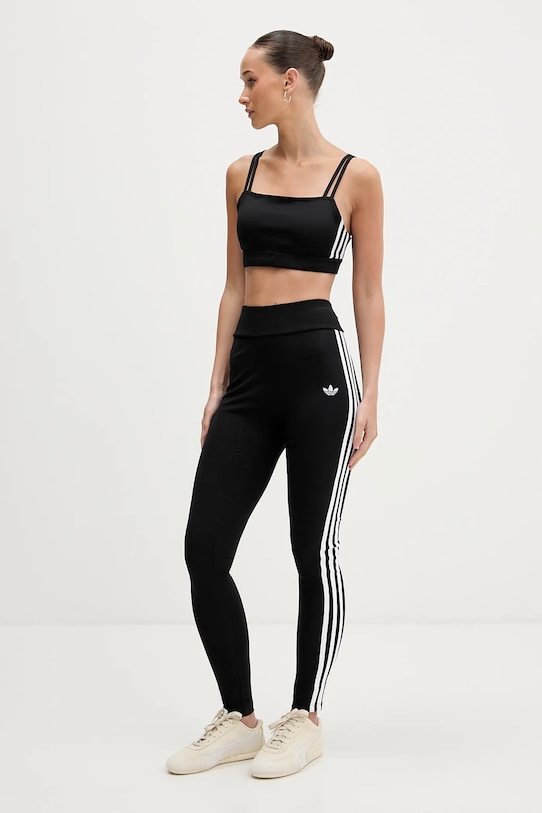 Леггинсы 3-stripes Adidas Originals, черный — фото 2