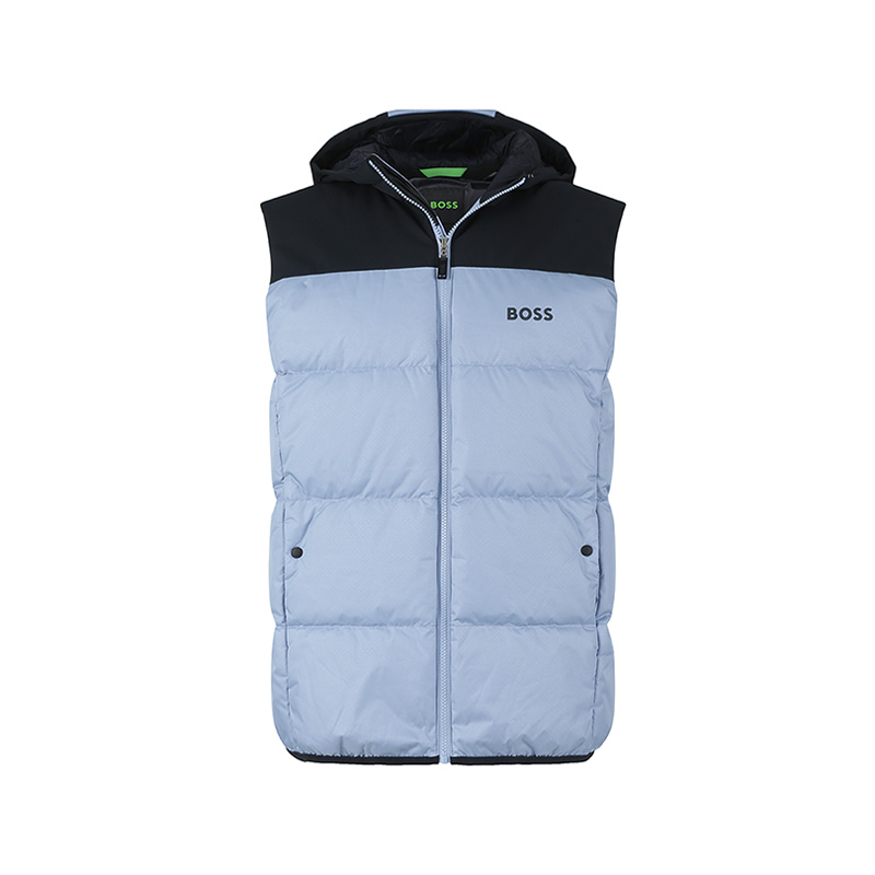 

HUGO BOSS Пуховик SS24 мужской темно-синий, Dark Blue