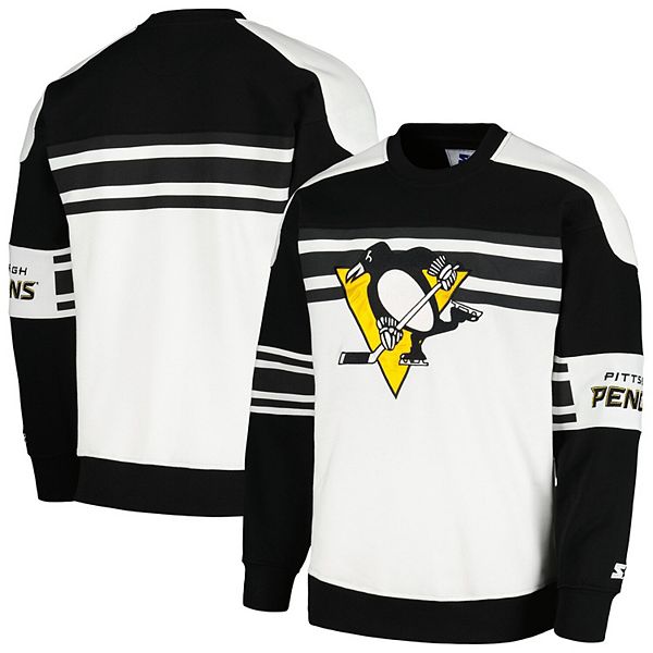 

Мужской белый свитшот Pittsburgh Penguins Defense Fleece Crewneck Starter