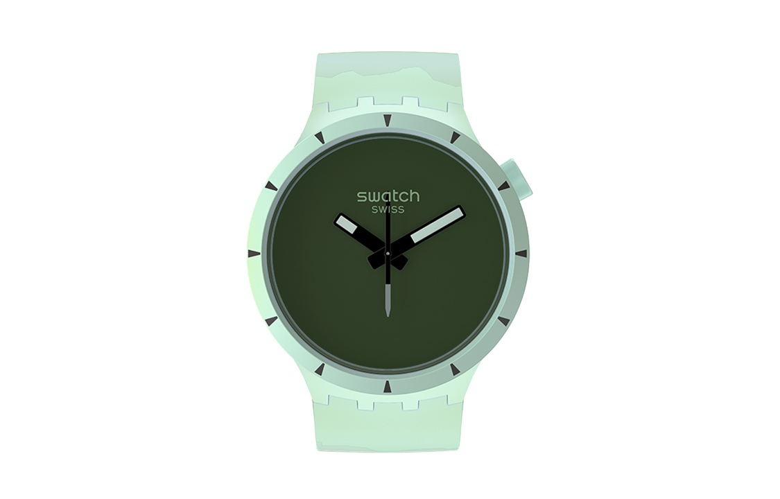 

SWATCH Часы Unisex 47mm Green Watch SB03G100