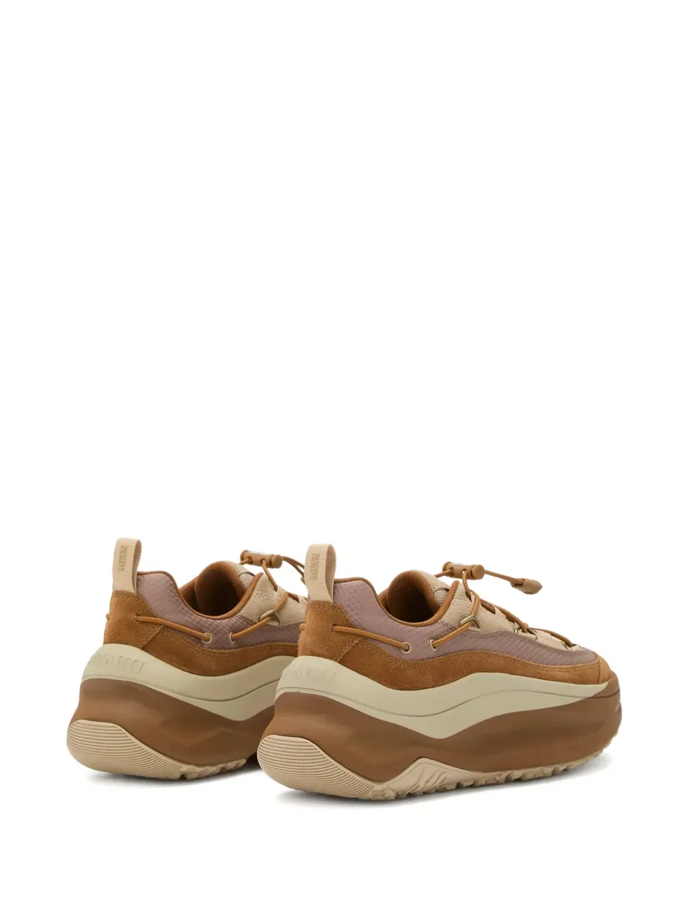 Кроссовки Moon247 xlace с вставками Moon Boot Kids, коричневый — фото 3