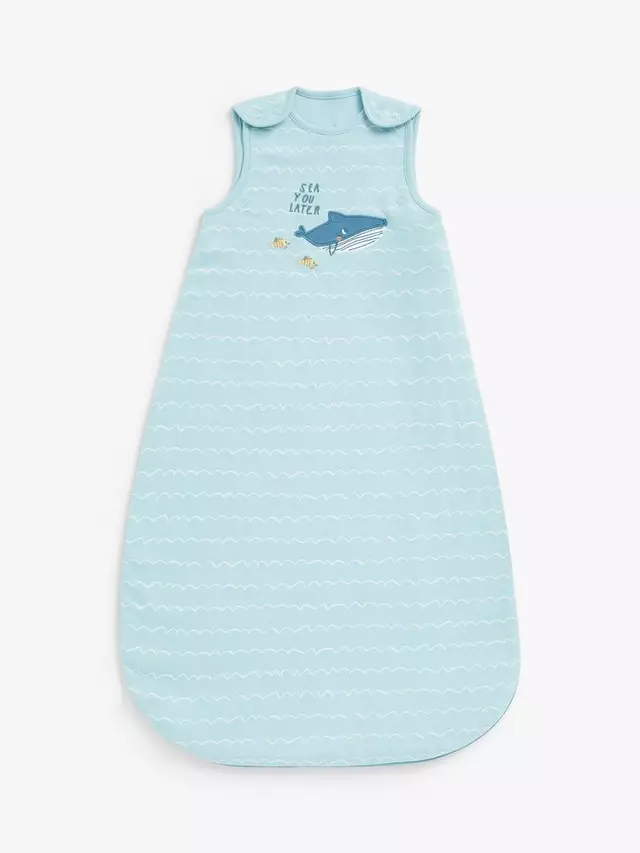 

Детский спальный мешок John Lewis Whale Baby, синий
