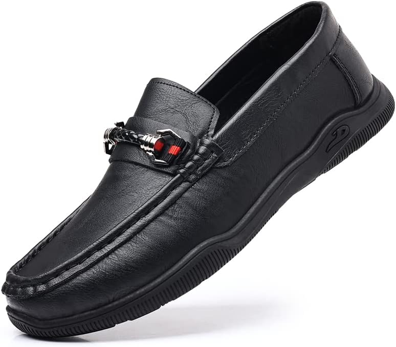 

Мужские лоферы BULMEGIAY, классические туфли без шнурков, мокасины, повседневные легкие лодочные туфли для мужчин, черный