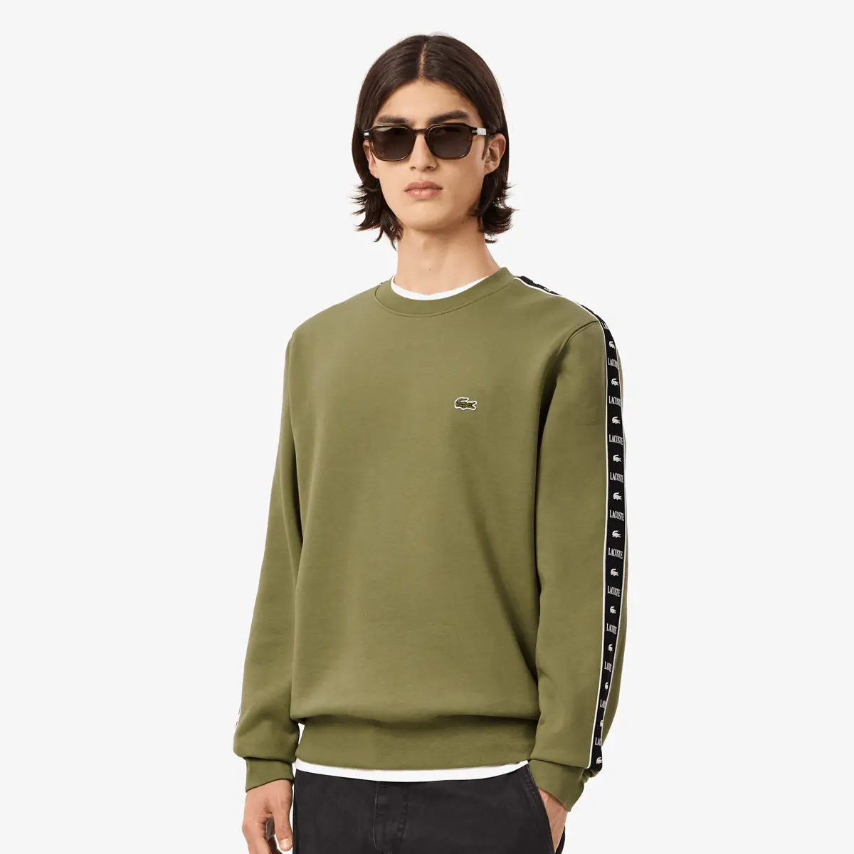 

Толстовка Lacoste Sweatshirt, зеленый