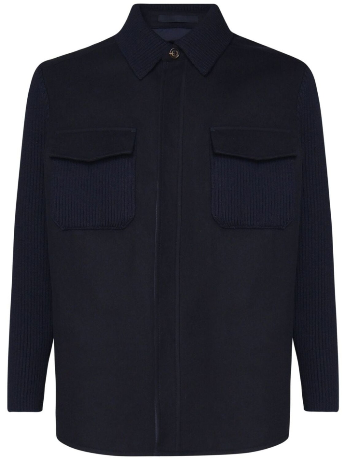 

Рубашка из шерсти Eleventy, синий