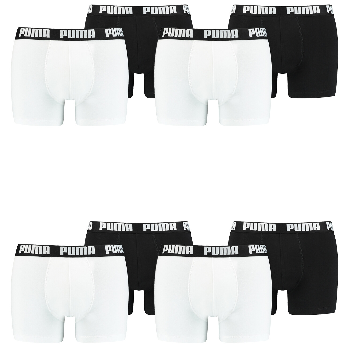 

Боксеры Puma Boxershorts PUMA BASIC BOXER 8P, цвет 301 - White / Black