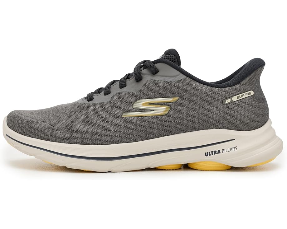 Мужские кроссовки SKECHERS Performance Go Walk 8 Pelayo Hands Free Slip-In, Taupe — фото 4