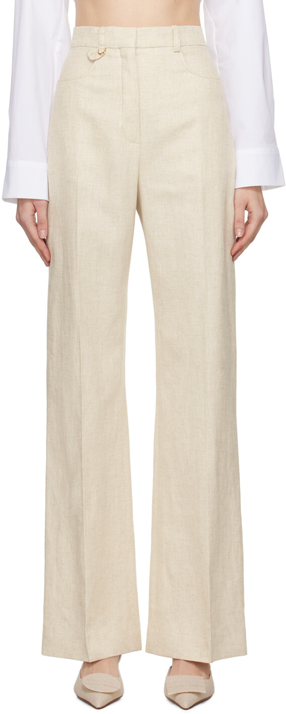 

Бежевые брюки Les Classiques 'Le Pantalon Sauge' Jacquemus