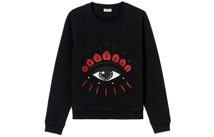 

Толстовка женская Kenzo Eye Print, черный / красный