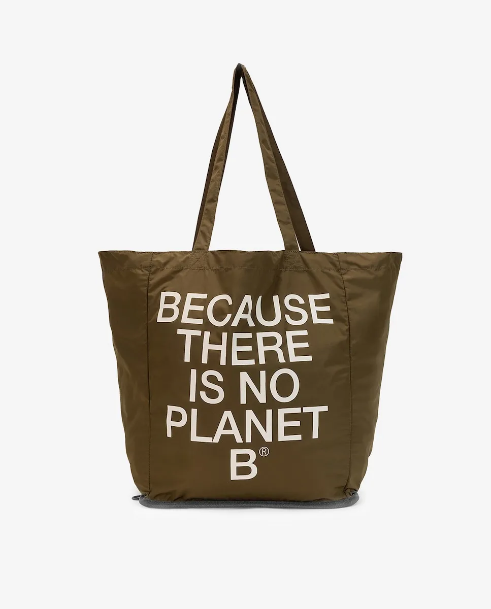 

Складная сумка-шоппер с двойной ручкой Ecoalf, зеленый