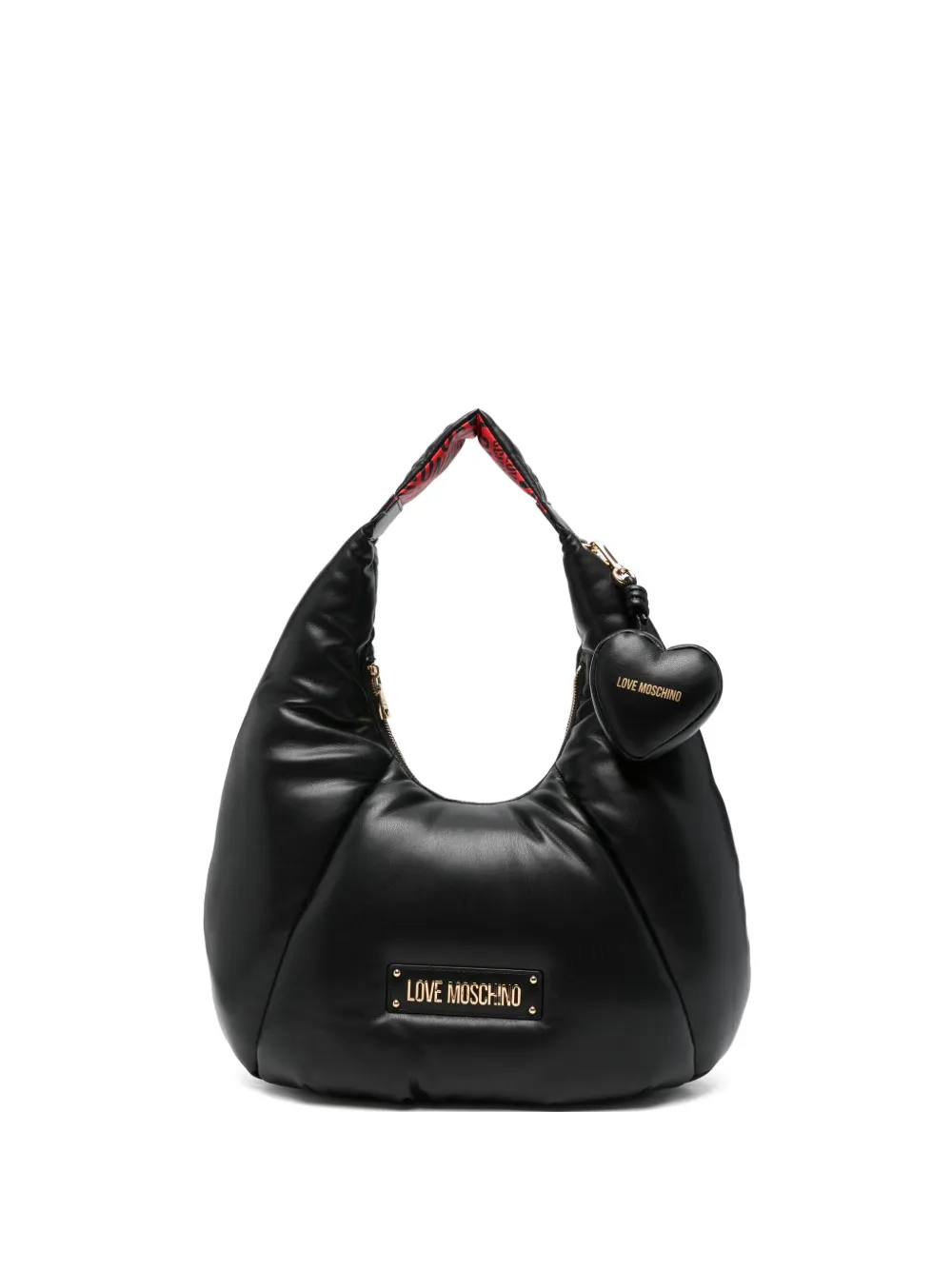 

Пухлая (объемная) сумка через плечо Love Moschino, черный