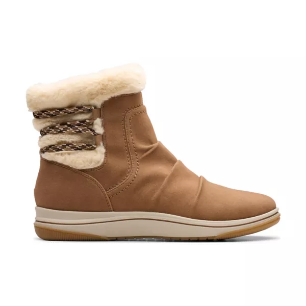 Женские зимние сапоги Clarks Breeze с отделкой из искусственного меха, черный — фото 2